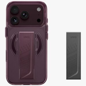 Dėklas UNIQ Heldro Air skirtas iPhone 18 Pro / 17 Pro Magclick Charging burgundowy - Image 2
