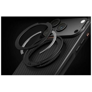 Dėklas UNIQ Keva Mov skirtas iPhone 18 Pro / iPhone 17 Pro Magclick Charging juodos spalvos - Image 8
