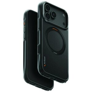 Dėklas UNIQ Keva Mov skirtas iPhone 18 Pro Max   / 17 Pro Max Magclick Charging juodos spalvos