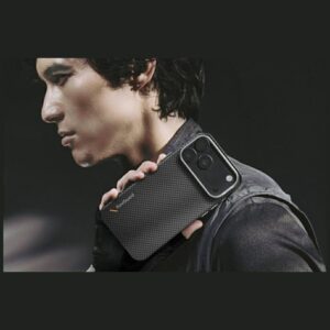 Dėklas UNIQ Keva EDGE skirtas iPhone 18 Pro /    17 Pro Magclick Charging juodos spalvos - Image 9