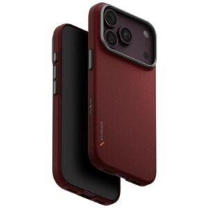 Dėklas UNIQ Keva EDGE skirtas iPhone 18 Pro / 17 Pro Magclick Charging czerwony