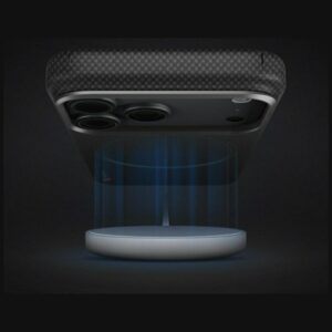 Dėklas UNIQ Keva EDGE skirtas iPhone 18 Pro Max  / 17 Pro Max Magclick Charging czerwony - Image 6