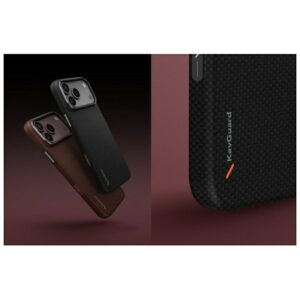 Dėklas UNIQ Keva EDGE skirtas iPhone 18 Pro Max  / 17 Pro Max Magclick Charging czerwony - Image 8