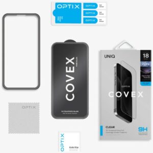 Tempered glass UNIQ Optix Covex Pure for iPhone 18 Pro - Image 5