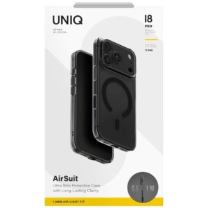 Case UNIQ Airsuit for iPhone 18 Pro / 17 Pro Maglick Charging black - Image 6