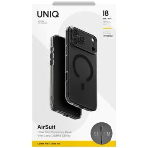 Case UNIQ Airsuit for iPhone 18 Pro Max / 17 Pro Max Magclick Charging black - Image 6