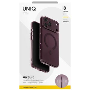 Case UNIQ Airsuit for iPhone 18 Pro Max / 17 Pro Max Magclick Charging burgundy - Image 6