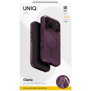 Case UNIQ Clario for iPhone 18 Pro / 17 Pro Magclick Charging eco purple - Image 6