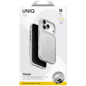 Case UNIQ Veren for iPhone 18 Pro / 17 Pro Magclick Charging chalk frost - Image 7