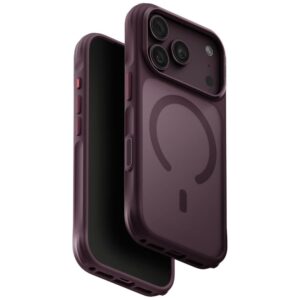 Case UNIQ Veren for iPhone 18 Pro / 17 Pro Magclick Charging burgundy