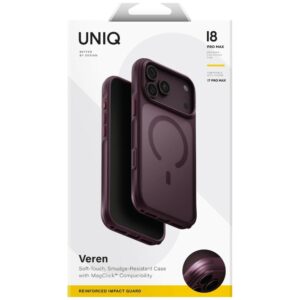 Case UNIQ Veren for iPhone 18 Pro Max /   17 Pro Max Magclick Charging burgundy - Image 7