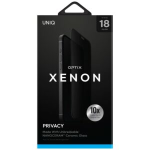 Privacy glass UNIQ Optix Privacy Xenon Nanoceram do iPhone 18 Pro - Image 7
