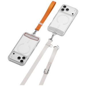 Phone Lanyard UNIQ Vista Flex 2-in-1 grey-orange - Image 5