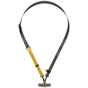 Phone Lanyard UNIQ Vista Flex 2-in-1 deep forest/canary yellow