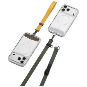 Phone Lanyard UNIQ Vista Flex 2-in-1 deep forest/canary yellow - Image 5
