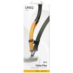 Phone Lanyard UNIQ Vista Flex 2-in-1 deep forest/canary yellow - Image 6