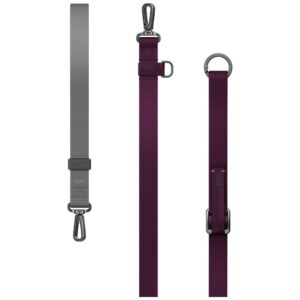 Phone Lanyard UNIQ Vista Flex 2-in-1 burgundy-grey - Image 3
