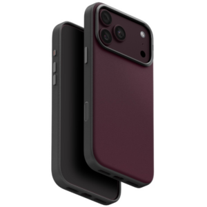 Dėklas UNIQ Lyden DS, skirtas iPhone 18 Pro Max / 17 Pro Max, Magclick įkrovimas, bordo spalvos