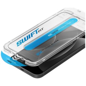 Grūdintas stiklas UNIQ Optix SwiftFit Vivid DX2, skirtas iPhone 18 Pro Max su aplikatoriumi - Image 2