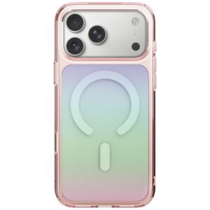 Dėklas UNIQ Coehl Estelle, skirtas iPhone 18 Pro / 17 Pro, su magnetiniu įkrovimu, rožinis