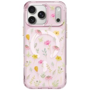 Dėklas UNIQ Coehl Evie, skirtas iPhone 18 Pro Max / 17 Pro Max, magnetinis įkrovimas, rožinis