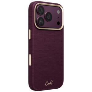 Dėklas UNIQ Coehl Mirelle, skirtas iPhone 18 Pro / 17 Pro, su magnetiniu įkrovimu, bordo spalvos - Image 2
