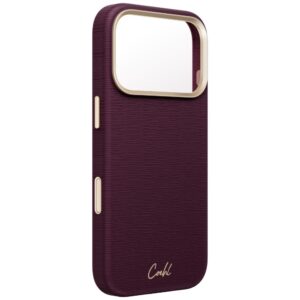 Dėklas UNIQ Coehl Mirelle, skirtas iPhone 18 Pro / 17 Pro, su magnetiniu įkrovimu, bordo spalvos - Image 3