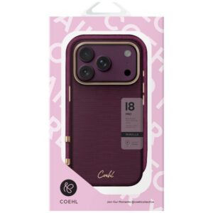 Dėklas UNIQ Coehl Mirelle, skirtas iPhone 18 Pro / 17 Pro, su magnetiniu įkrovimu, bordo spalvos - Image 5