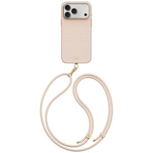 Dėklas UNIQ Coehl Mirelle, skirtas iPhone 18 Pro Max / 17 Pro Max, su magnetiniu įkrovimu, rožinis