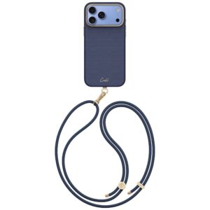 Dėklas UNIQ Coehl Mirelle, skirtas iPhone 18 Pro Max / 17 Pro Max, su magnetiniu įkrovimu, tamsiai mėlynas
