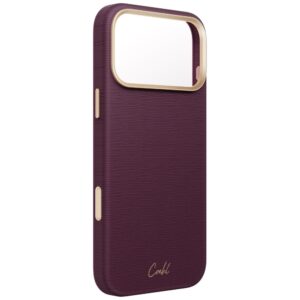 Dėklas UNIQ Coehl Mirelle, skirtas iPhone 18 Pro Max / 17 Pro Max, su magnetiniu įkrovimu, bordo spalvos - Image 3