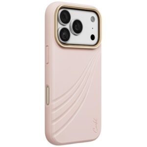 Dėklas UNIQ Coehl Serina, skirtas iPhone 18 Pro / 17 Pro, su magnetiniu įkrovimu, rožinis