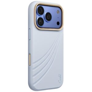 Dėklas UNIQ Coehl Serina, skirtas iPhone 18 Pro / 17 Pro, su magnetiniu įkrovimu, mėlynas