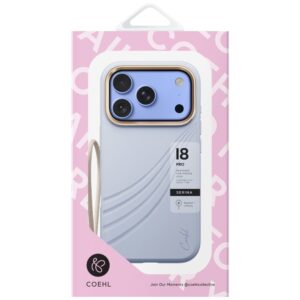 Dėklas UNIQ Coehl Serina, skirtas iPhone 18 Pro / 17 Pro, su magnetiniu įkrovimu, mėlynas - Image 4