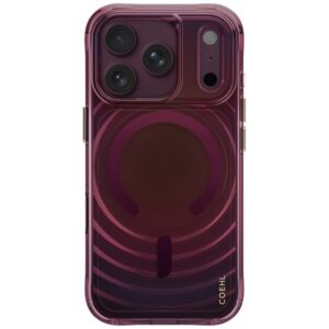 Dėklas UNIQ Coehl Vela, skirtas iPhone 18 Pro / 17 Pro, su magnetiniu įkrovimu, bordo spalvos - Image 2