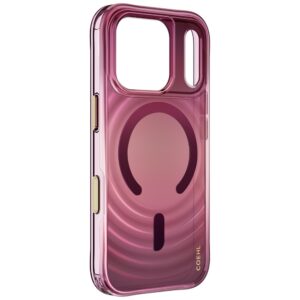 Dėklas UNIQ Coehl Vela, skirtas iPhone 18 Pro / 17 Pro, su magnetiniu įkrovimu, bordo spalvos - Image 3