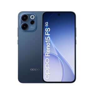 OPPO Reno15 FS 5G 16,7 cm (6.57") Dviguba SIM jungtis Android 16.0 C tipo USB 8 GB 512 GB 6500 mAh Juoda