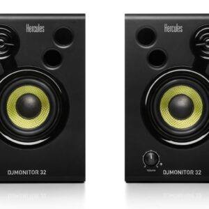 Hercules DJMonitor 32 Juoda - Image 1