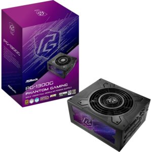 Asrock Phantom Gaming PG-1300G maitinimo blokas 1300 W 20+4 pin ATX ATX Juoda - Image 1