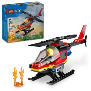 LEGO CITY 60411 PRIEŠGAISRINIS GELBĖJIMO SRAIGTASPARNIS