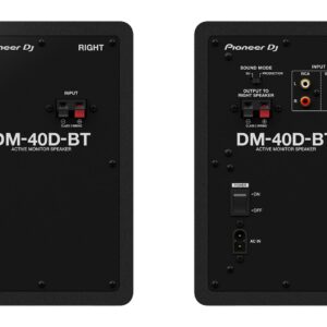 Pioneer DM-40D-BT garso kolonėlė 2 krypčių Juoda Vielinis ir Bevielis 38 W - Image 3