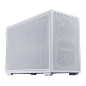Lian Li B4-mATX Mesh „Mini Tower“ Balta - Image 2