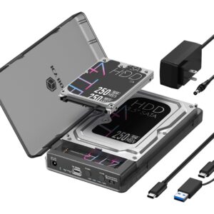 ICY BOX IB-3882MSCL-CU31 HDD / SSD aptvaras Juoda M.2/2.5"/3.5" - Image 1