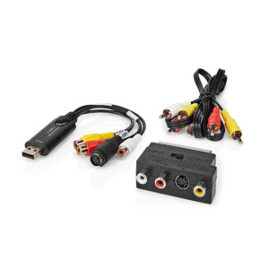 Keitiklis (analoginio vaizdo į skaitmeninį) SCART/RCA/S-Video - USB 2.0