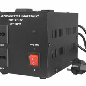Transformatorinis įtampos keitiklis 230/110Vac ir 110/230Vac, reversinis, 1000VA - Image 1