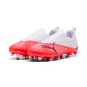 PUMA Ultra 7 Match LL FG/AG Jr Futbolas Unisekso stiliaus Raudona, Balta