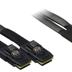 Inter-Tech 88885641 „Serial Attached SCSI“ (SAS) kabelis 0,75 m 24 Gbit/s Juoda - Image 2