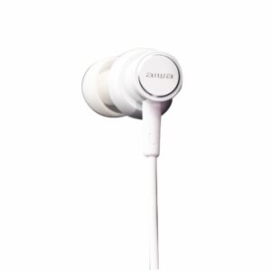 Aiwa ESTM-500WT Ausinės be mikrofono ir ausinės su mikrofonu Laisvų rankų įranga Vielinis Įkišamos į ausį Skambučiai / muzika Balta - Image 2