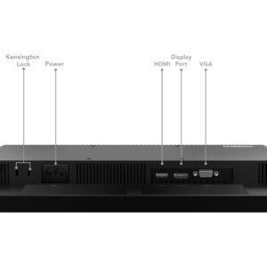Lenovo ThinkVision E22-30 kompiuterio monitorius 54,6 cm (21.5") 1920 x 1080 pikseliai „Full HD“ LED Juoda