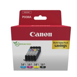 Canon 2103C007 rašalo kasetė 4 vnt Originalus Juoda, Žydras, Rausvai raudona, Geltona - Image 2